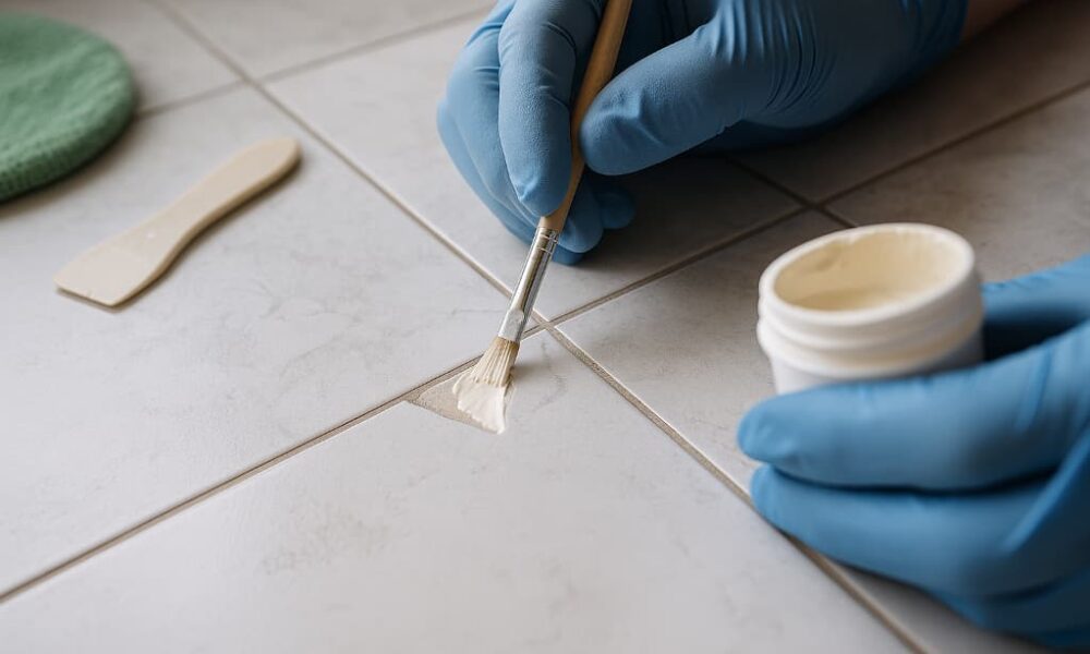 Jak naprawić uszkodzoną płytkę ceramiczną bez wymiany całej powierzchni
