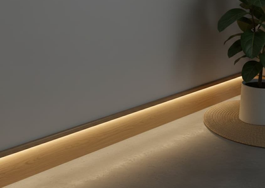 Listwy przypodłogowe z podświetleniem LED