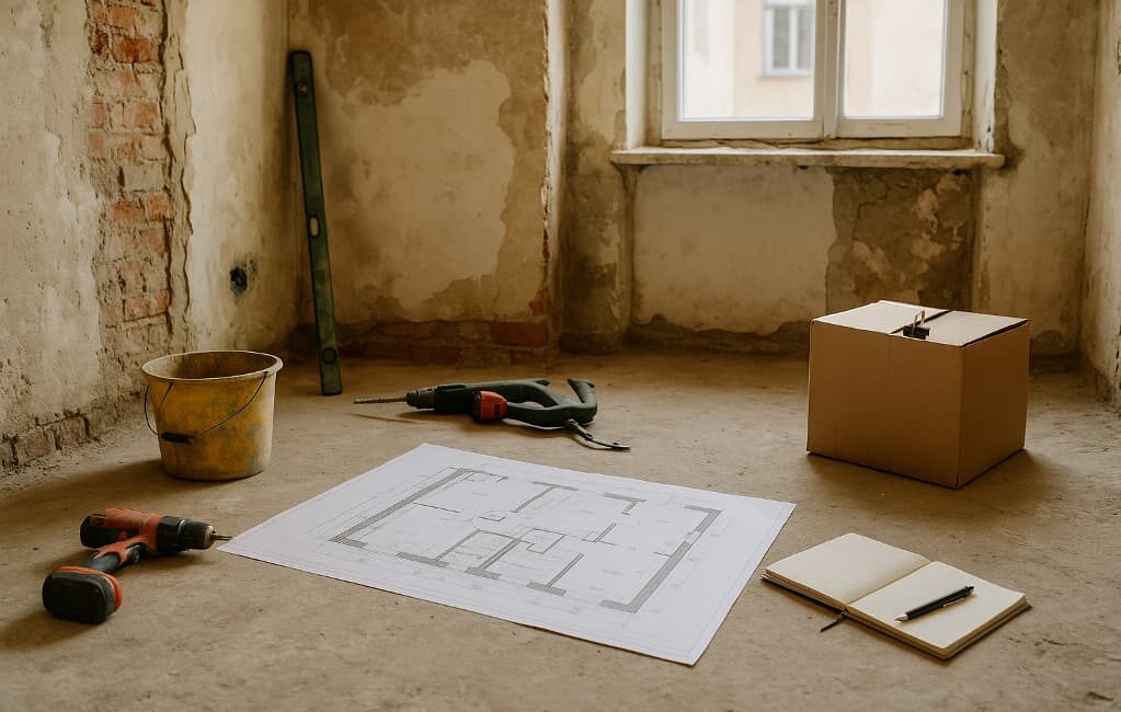 Jak zaplanować generalny remont mieszkania w bloku, żeby nie utknąć w połowie prac Jak zaplanować generalny remont mieszkania w bloku