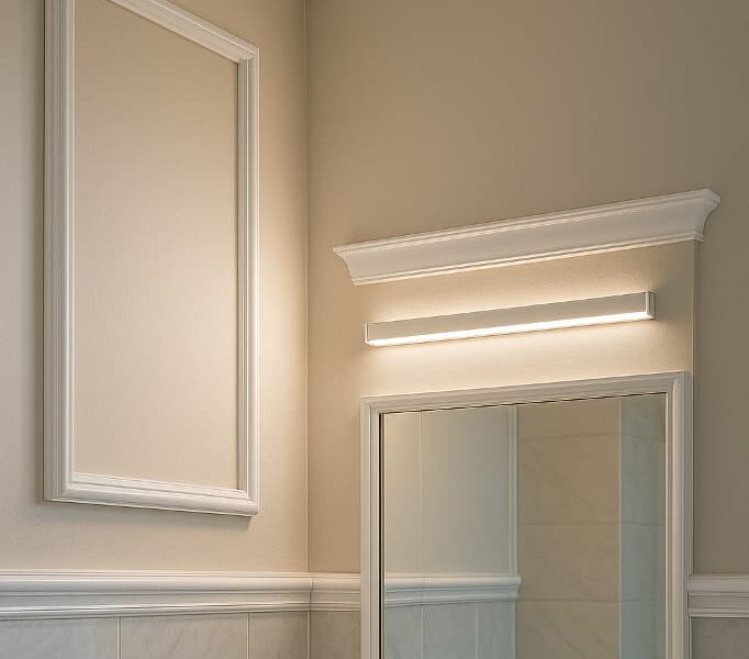 Listwy sztukateryjne w łazience