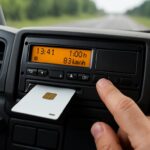 Tachograf cyfrowy w ciężarówce