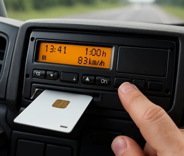 Tachograf cyfrowy w ciężarówce: jak naprawdę działa ta technologia i co o Tobie zapisuje Tachograf cyfrowy w ciężarówce