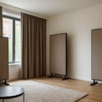 Zasłony akustyczne i panele mobilne