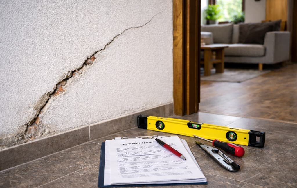 Jak rozpoznać przyczynę pęknięć ścian – kiedy to tylko tynk, a kiedy problem konstrukcyjny Jak rozpoznać przyczynę pęknięć ścian – kiedy to tylko tynk, a kiedy problem konstrukcyjny