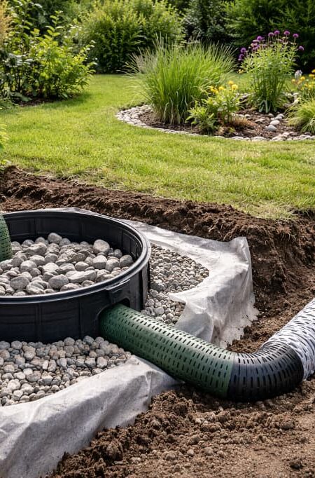 Odwodnienie działki bez kanalizacji deszczowej