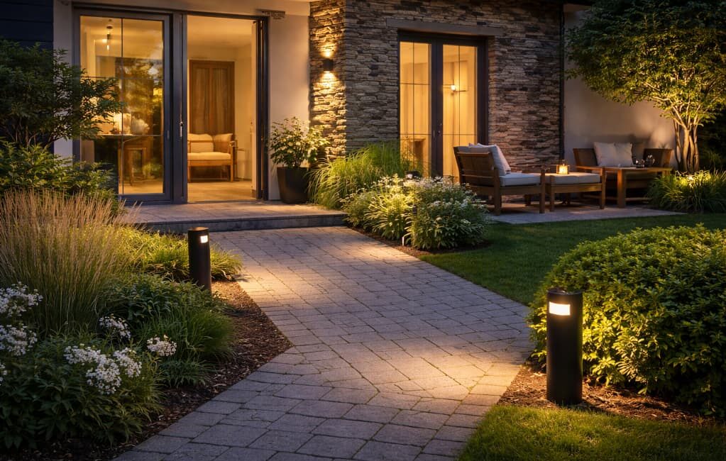 Oświetlenie posesji – jak zaplanować je tak, by było funkcjonalne i nie raziło sąsiadów Oświetlenie posesji – jak zaplanować je tak, by było funkcjonalne i nie raziło sąsiadów