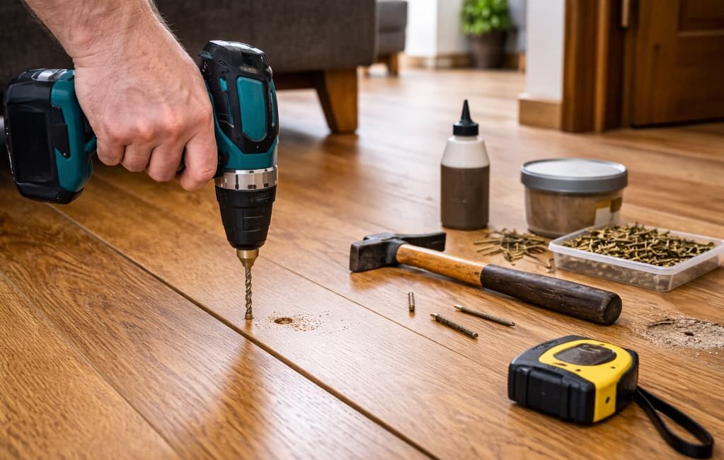 Skrzypiąca podłoga drewniana – sposoby naprawy bez zrywania całej posadzki