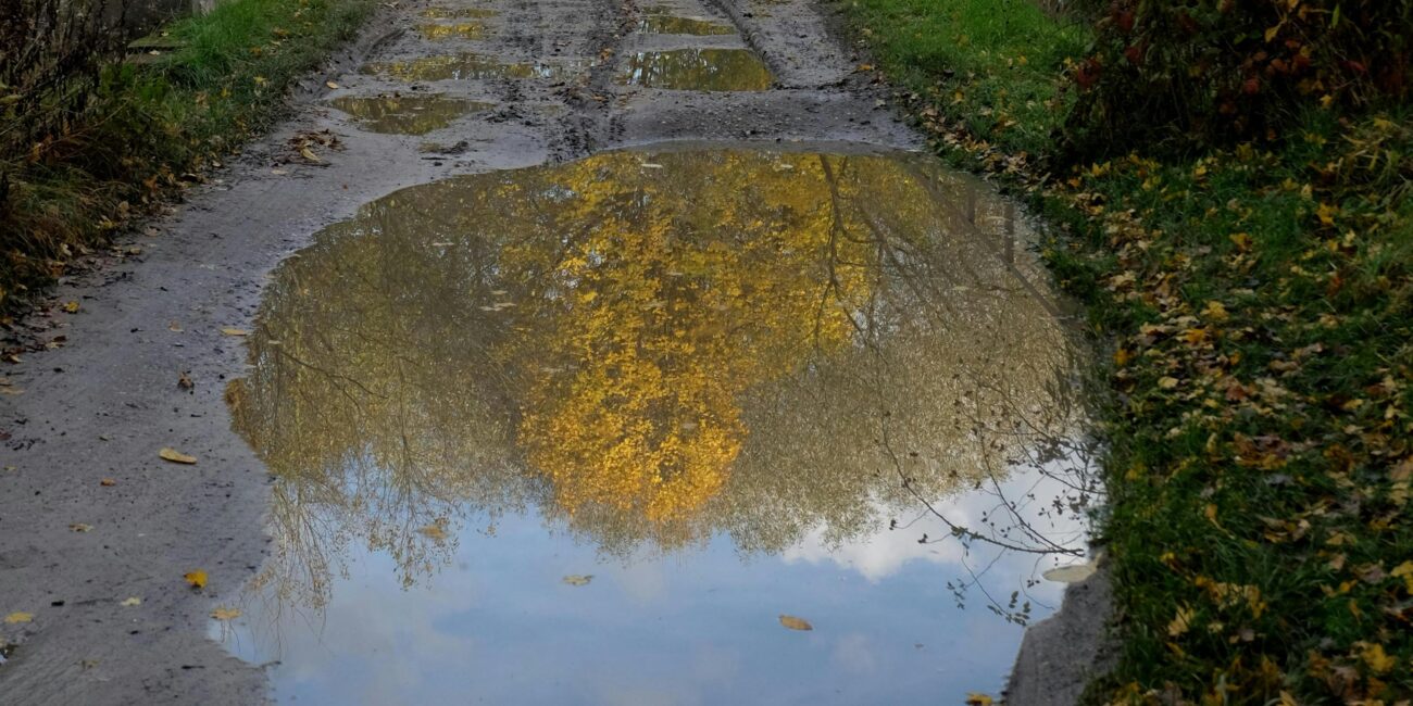 Skąd bierze się błoto przy wejściu do domu mimo utwardzonej ścieżki?
